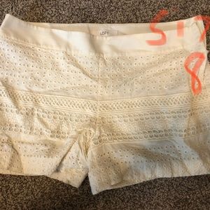 Eyelet Shorts from the Loft